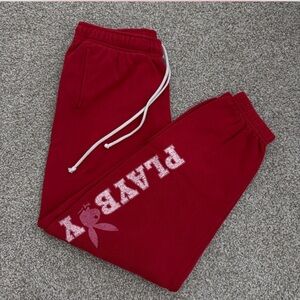 PacSun x playboy joggers in size small🩷